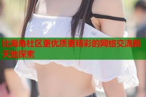 比海角社区更优质更精彩的网络交流新天地探索