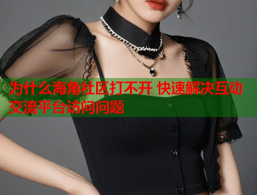 为什么海角社区打不开 快速解决互动交流平台访问问题  第1张