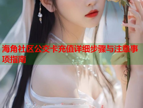 海角社区公交卡充值详细步骤与注意事项指南  第1张