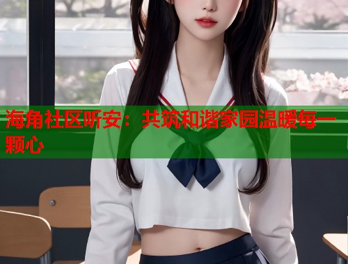 海角社区听安：共筑和谐家园温暖每一颗心  第1张