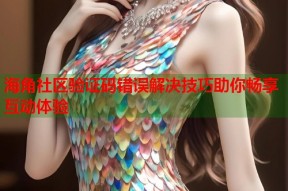 海角社区验证码错误解决技巧助你畅享互动体验