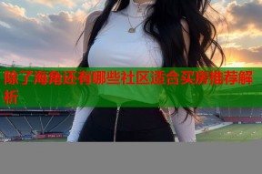 除了海角还有哪些社区适合买房推荐解析