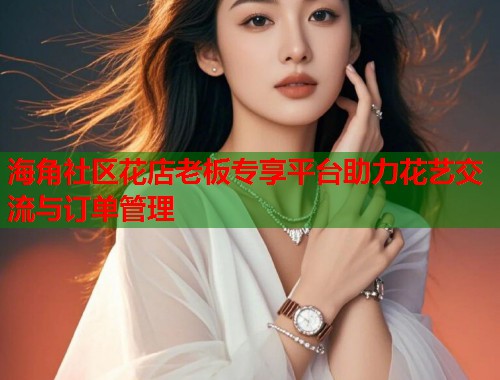 海角社区花店老板专享平台助力花艺交流与订单管理  第1张