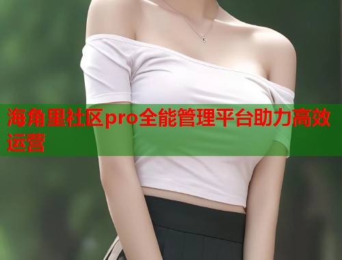 海角里社区pro全能管理平台助力高效运营  第1张